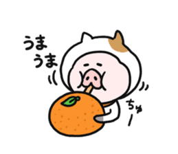 Neko-Buta Pon-chan 2 sticker #9598822