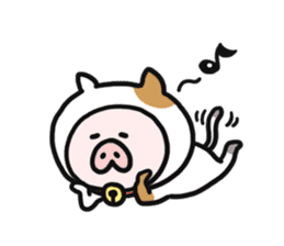 Neko-Buta Pon-chan 2 sticker #9598823