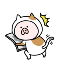 Neko-Buta Pon-chan 2 sticker #9598829