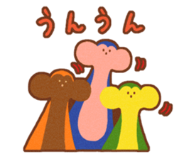 Rough monkeys sticker #9599601