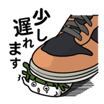 Walking Weed 1 sticker #9599845