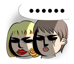 A Funny Couple sticker #9600158