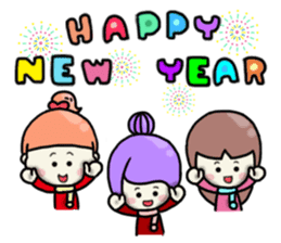 Funny Family-Happy New Year sticker #9600165
