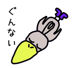 The couple of the bird wearing shose. sticker #9601002