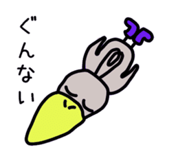 The couple of the bird wearing shose. sticker #9601002