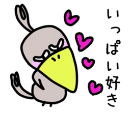 The couple of the bird wearing shose. sticker #9601018