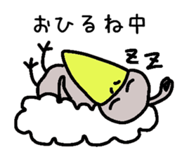 The couple of the bird wearing shose. sticker #9601023