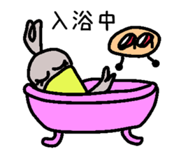 The couple of the bird wearing shose. sticker #9601028