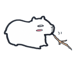 listlessly capybara sticker #9601270