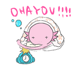 Axolotl and friends Sticker 6 sticker #9601761