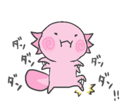 Axolotl and friends Sticker 6 sticker #9601768