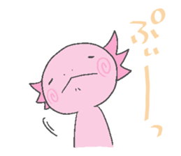 Axolotl and friends Sticker 6 sticker #9601769