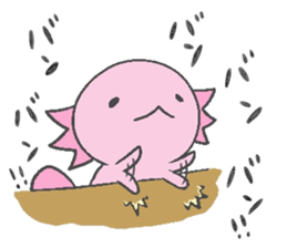 Axolotl and friends Sticker 6 sticker #9601770