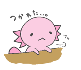 Axolotl and friends Sticker 6 sticker #9601771