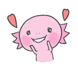 Axolotl and friends Sticker 6 sticker #9601773