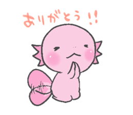 Axolotl and friends Sticker 6 sticker #9601774