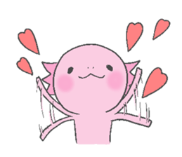 Axolotl and friends Sticker 6 sticker #9601775