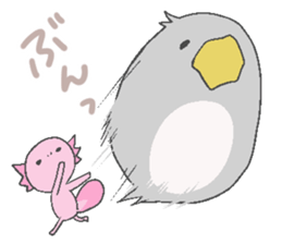 Axolotl and friends Sticker 6 sticker #9601779