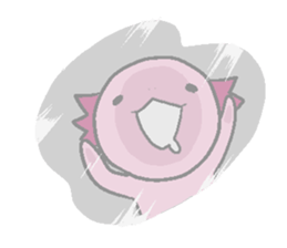 Axolotl and friends Sticker 6 sticker #9601781