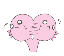 Axolotl and friends Sticker 6 sticker #9601782