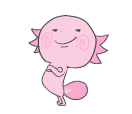 Axolotl and friends Sticker 6 sticker #9601789