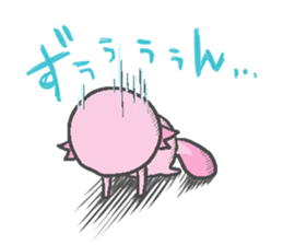 Axolotl and friends Sticker 6 sticker #9601791