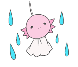 Axolotl and friends Sticker 6 sticker #9601792