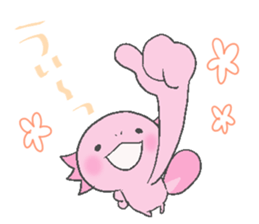 Axolotl and friends Sticker 6 sticker #9601797