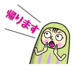 Mascot Dharma doll sticker #9602322