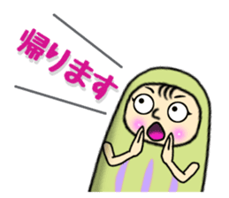 Mascot Dharma doll sticker #9602322