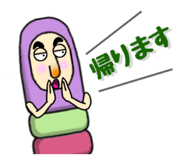 Mascot Dharma doll sticker #9602323