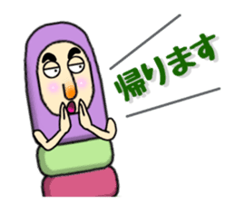 Mascot Dharma doll sticker #9602323