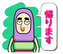 Mascot Dharma doll sticker #9602330