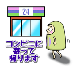 Mascot Dharma doll sticker #9602342