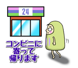 Mascot Dharma doll sticker #9602342