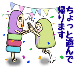 Mascot Dharma doll sticker #9602356