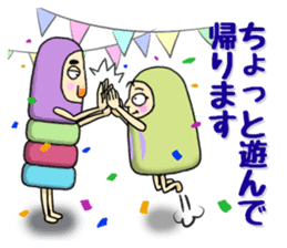 Mascot Dharma doll sticker #9602356