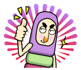 Mascot Dharma doll sticker #9602358