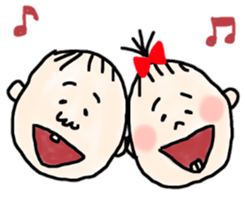 Babies of love sticker #9602391
