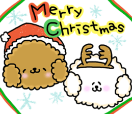 Usable toy poodle sticker #9602638