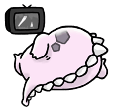 The Pink Dinosaur sticker #9603423