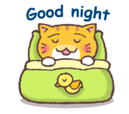 Troubled face cat(English) sticker #9603603