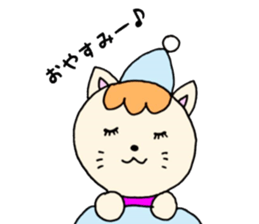 cute cat534 2 sticker #9604465