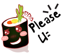 Suchi cartoon sticker #9604666