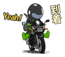Ninja touring sticker #9604626