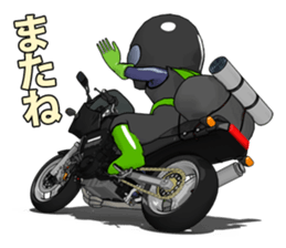 Ninja touring sticker #9604634