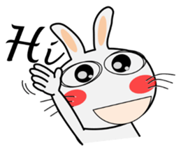 Cute Rabbit Everyday sticker #9604682