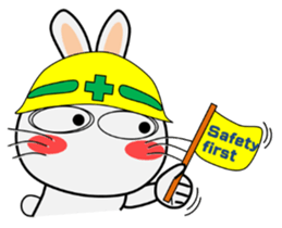 Cute Rabbit Everyday sticker #9604685