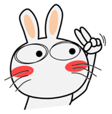 Cute Rabbit Everyday sticker #9604686