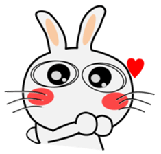 Cute Rabbit Everyday sticker #9604688